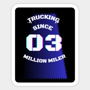 MILLION MILER Sticker